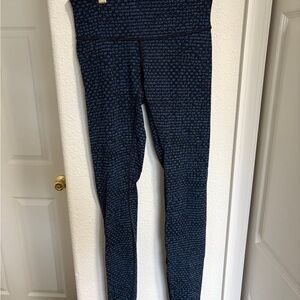 Lululemon Blue Patterned Leggings